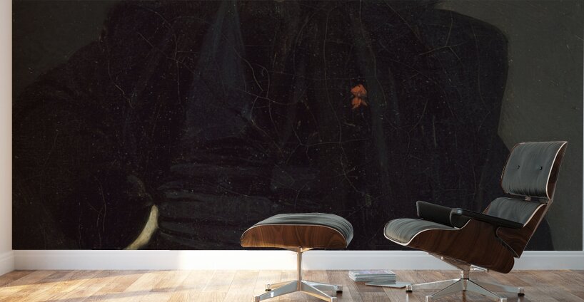 Victor Hugo [1839] by Louis Candide Boulanger [1806–1867] Wall Murals