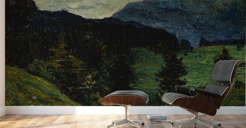 Kochel—Mountains with Firs [1902] by Wassily Kandinsky [1866–1944] Wall Murals