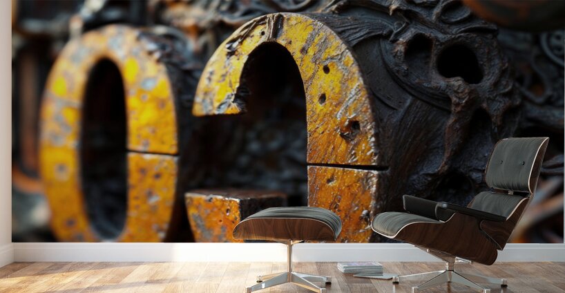  Forgotten Machinery  Wall Murals