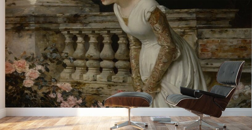 The Koi Pond [1883] by Eduard Niczky [1850–1919] Wall Murals