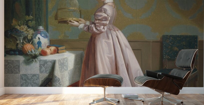 Kurze Freiheit für den Liebling by Francois J Jacobs [1832–1887] Wall Murals