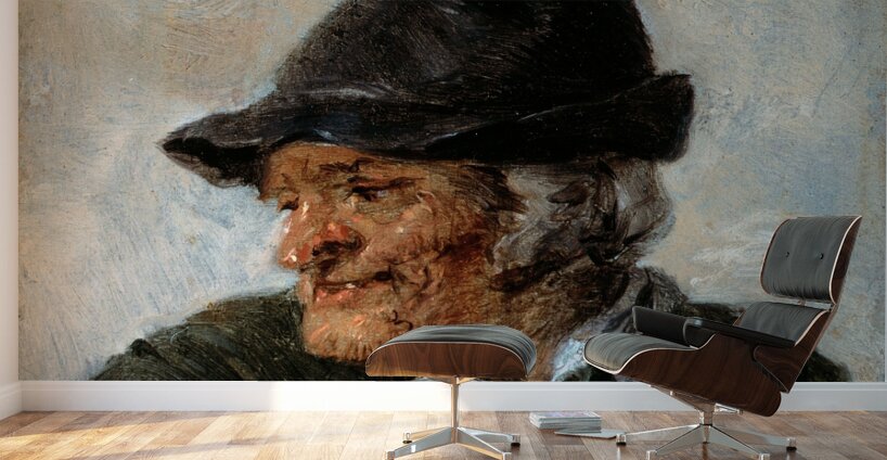 A Peasant by David Teniers The Younger [1610–1690] Wall Murals