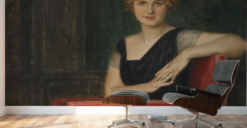 Bildnis einer Dame [1916–1918] by Franz von Stuck [1863–1928] Wall Murals