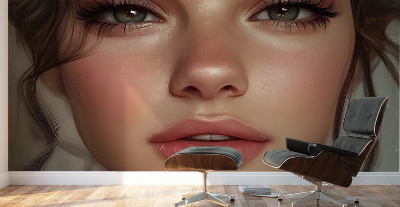 Ethereal Grace: Romantic Glow Wall Murals