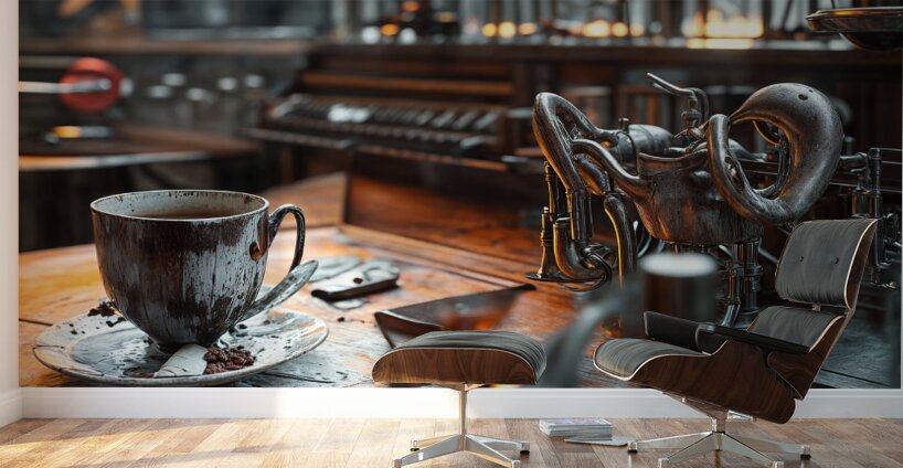  Solitary Teacup  Wall Murals