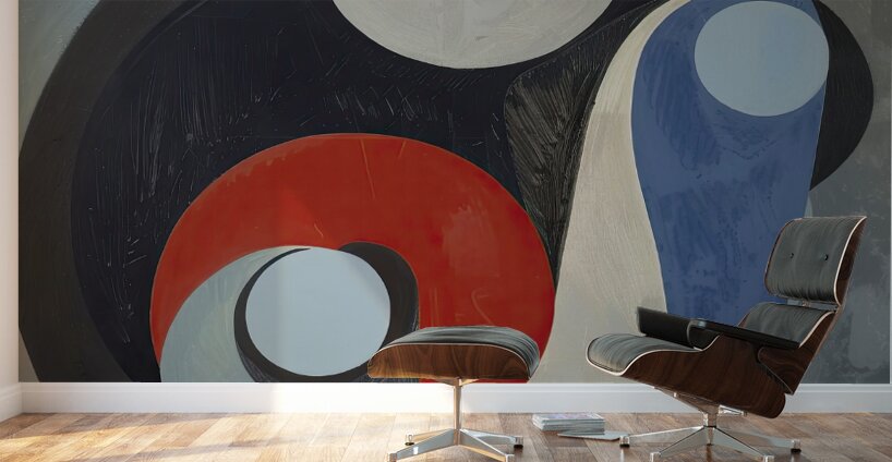 Abstract Circles Dance 7892B 45 Wall Murals