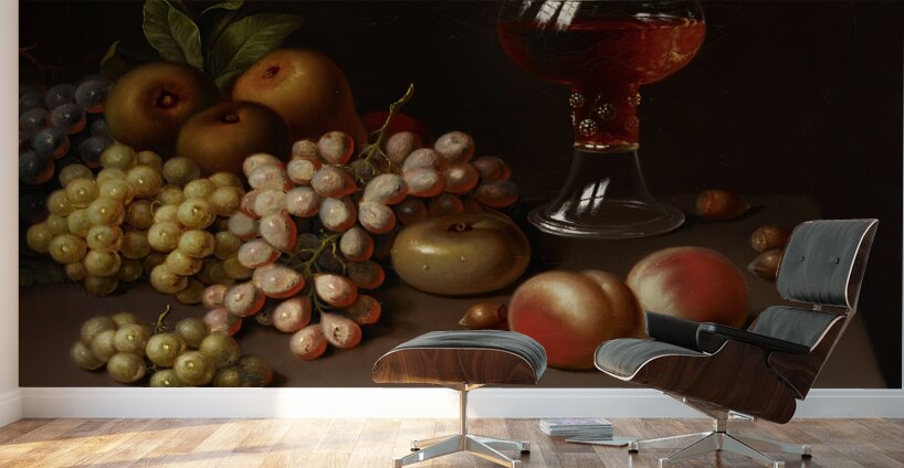 Still Life With Fruit. Copy After Jac. Stockmann by Johan Erik Lindh [1793–1865] Wall Murals
