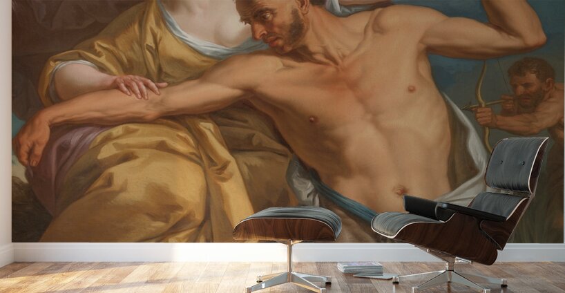 The Slaying Of Nessus By Hercules [18th Century] by Italian School [1800–1899] Wall Murals