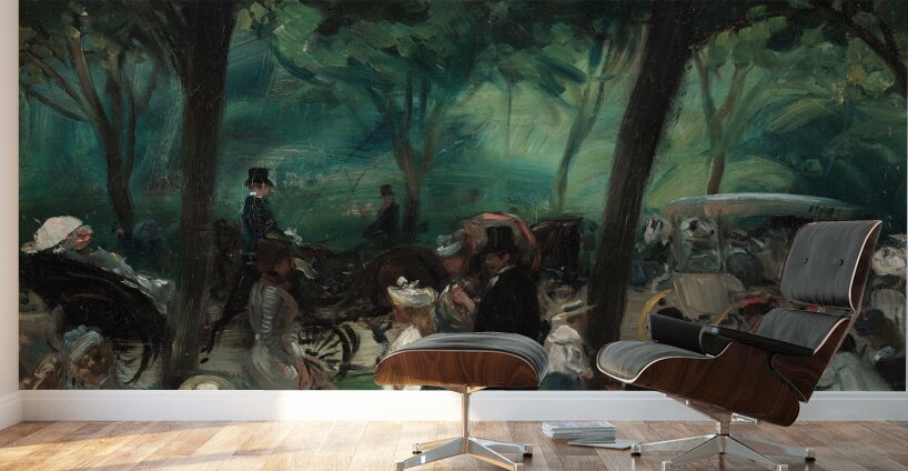 The Drive. Central Park [c. 1905] by William James Glackens [1870–1938] Wall Murals