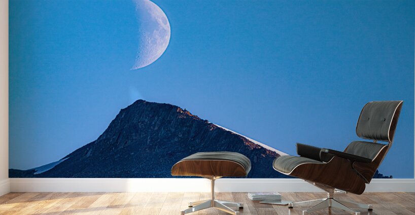 Moon over Kenai Wall Murals