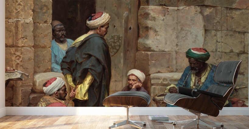 The musician [1889] by Arthur Von Ferraris [1856–1936] Wall Murals