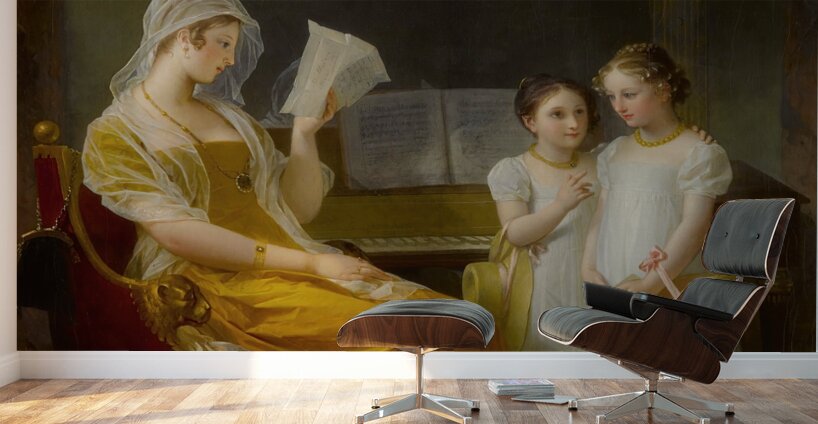 La correspondance familiale by Marguerite Gérard [1761–1837] Wall Murals