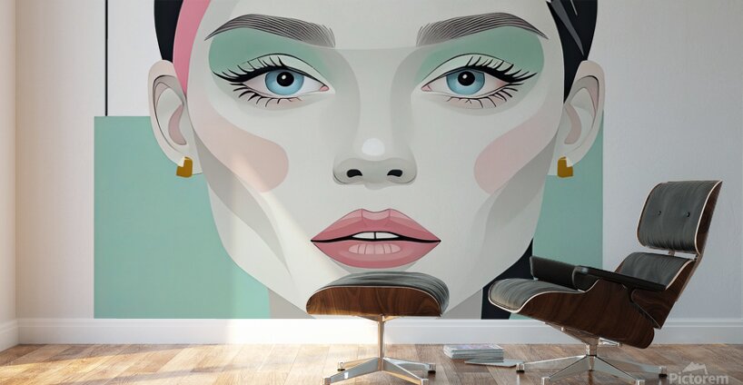 THE CHARM OF MAKE UP Wall Murals