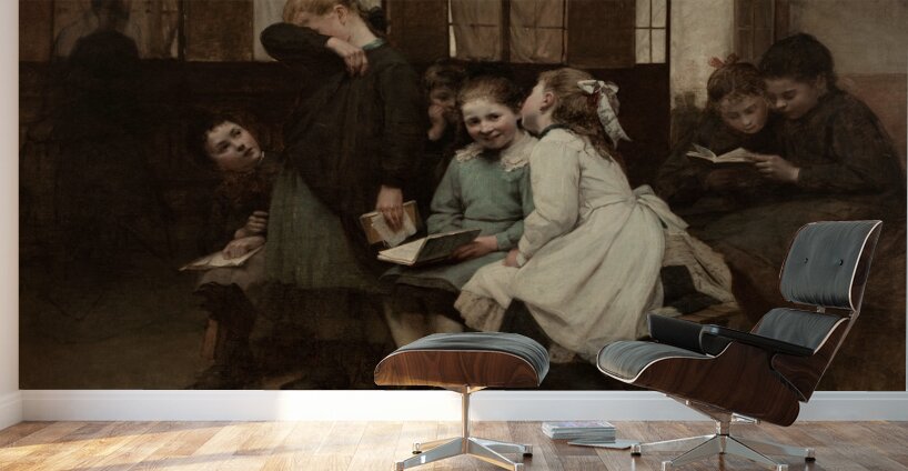 En retenue [1888] by Auguste–Joseph Truphême [1836–1898] Wall Murals