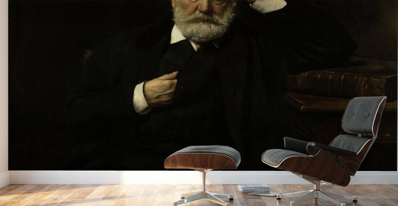 Portrait de M. Victor Hugo [1879] by Léon Bonnat [1833–1922] Wall Murals