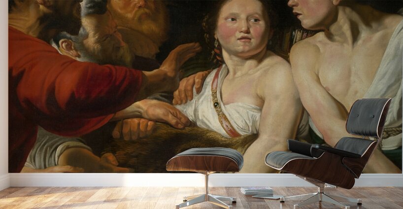 Meleager and Atalante [1617–1618] by Jacob Jordaens [1593–1678] Wall Murals