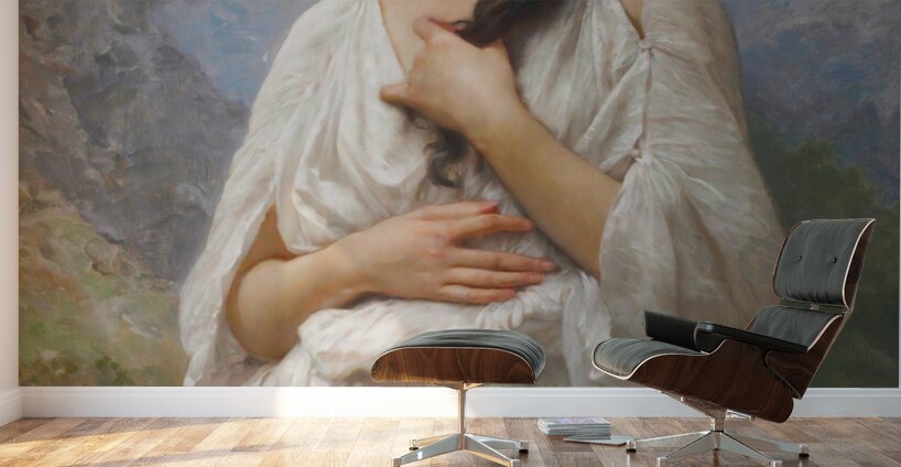 L’Attente [1901] by William Bouguereau [1825–1905] Wall Murals