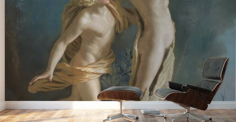Apollo and Daphne [1736] by Jean–Etienne Liotard [1702–1789] Wall Murals