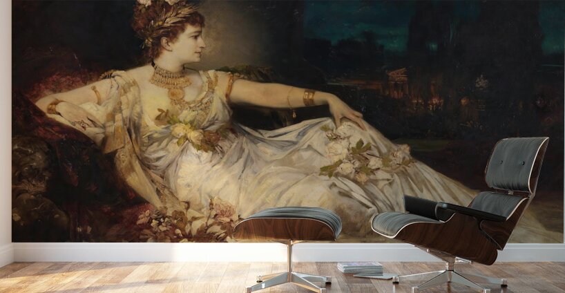 Charlotte Wolter als Messalina [1875] by Hans Makart [1840–1884] Wall Murals