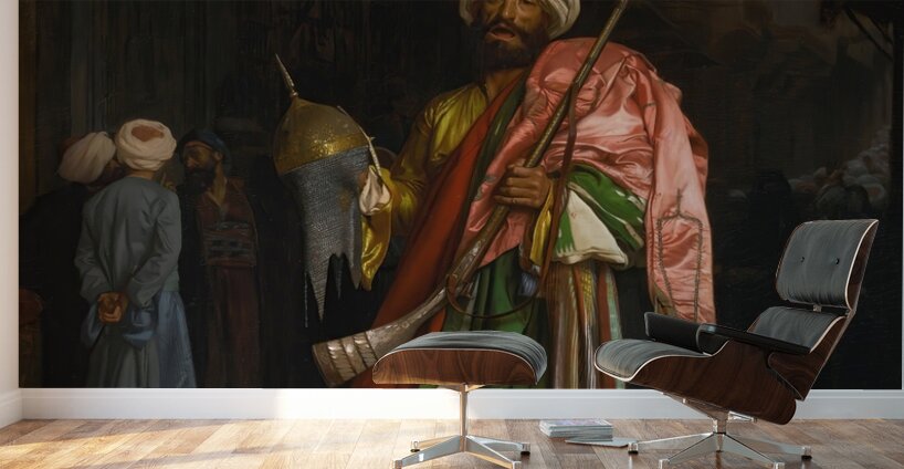 Marchand Ambulant Au Caire by Jean–Léon Gérôme [1824–1904] Wall Murals