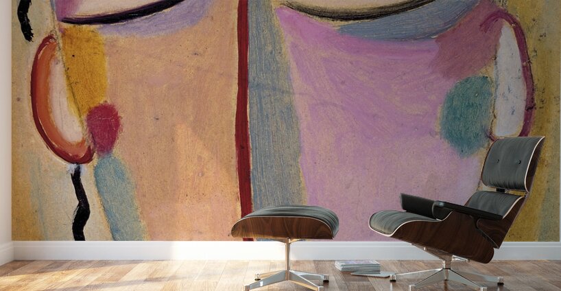 Mystical head. Meditation [1918] by Alexej von Jawlensky [1864–1941] Wall Murals