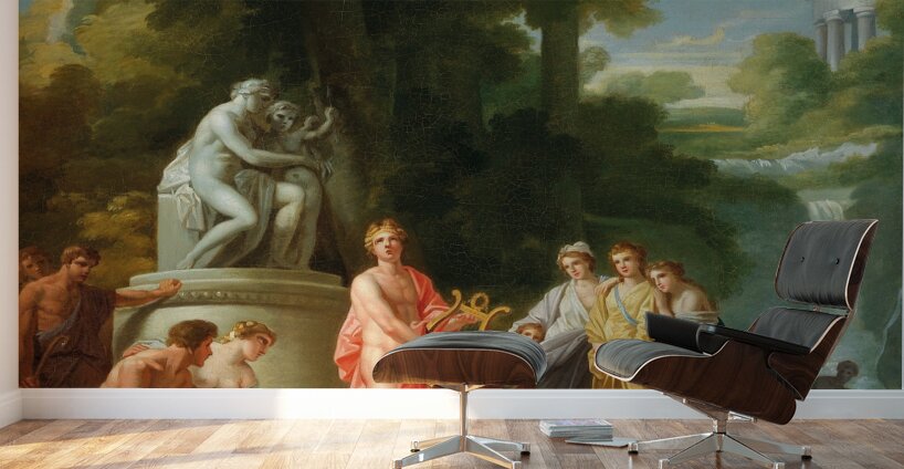 Apollo amongst the Shepherds. A ‘study’ for the former Burgtheater. Vienna by Heinrich Friedrich Füger [1751–1818] Wall Murals