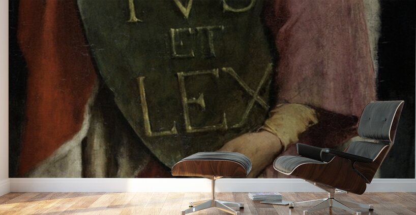 Le Droit Ecrit [1881] by Jules Elie Delaunay [1828–1891] Wall Murals