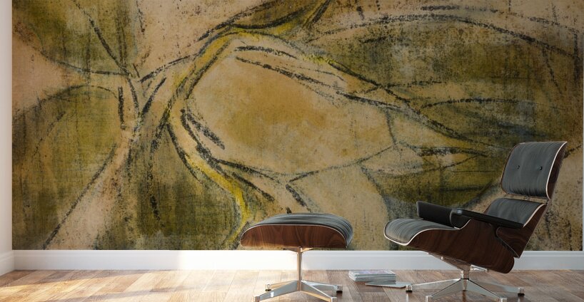 Magnolia Bud [1937] by Christian Rohlfs [1849–1938] Wall Murals