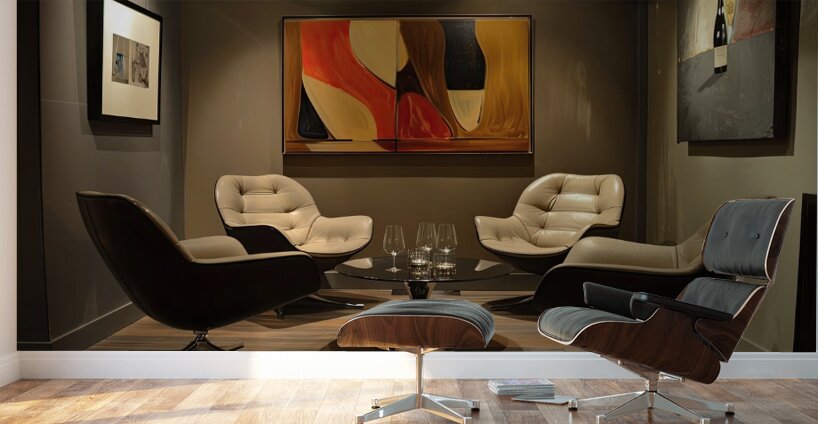 Abstract Forms Dance 7892B 45 Wall Murals