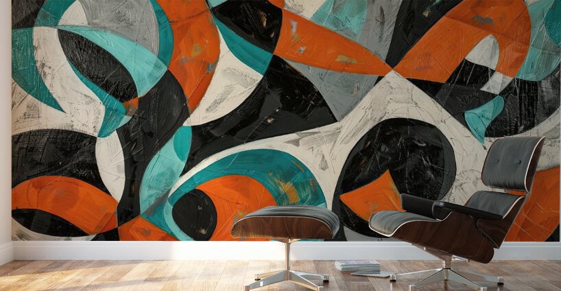 Abstract Interplay 7H29P4 45 Wall Murals