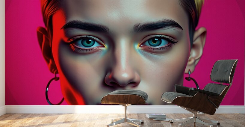 Digital Portrait 12 Wall Murals