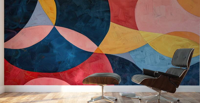 Abstract Interplay 7H29PZ 48 Wall Murals