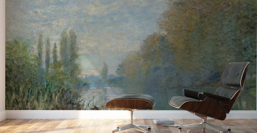 Bords De La Seine En Automne [1876] by Claude Monet [1840–1926] Wall Murals