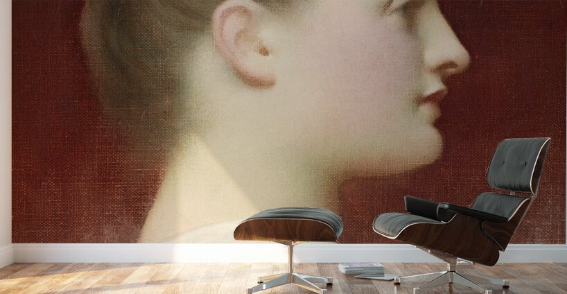 Girl in profile by Frederic Leighton [1830–1896] Wall Murals