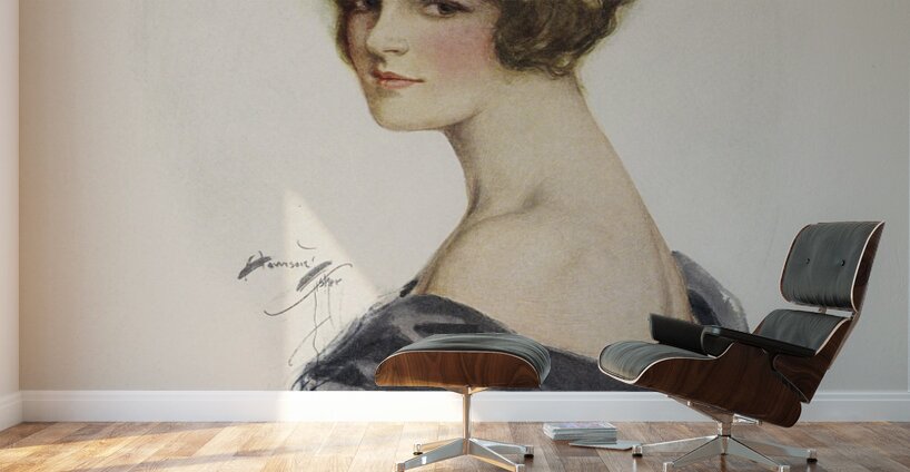 Harrison Fisher girls Pl.8 [1914] by Harrison Fisher [1877–1934] Wall Murals