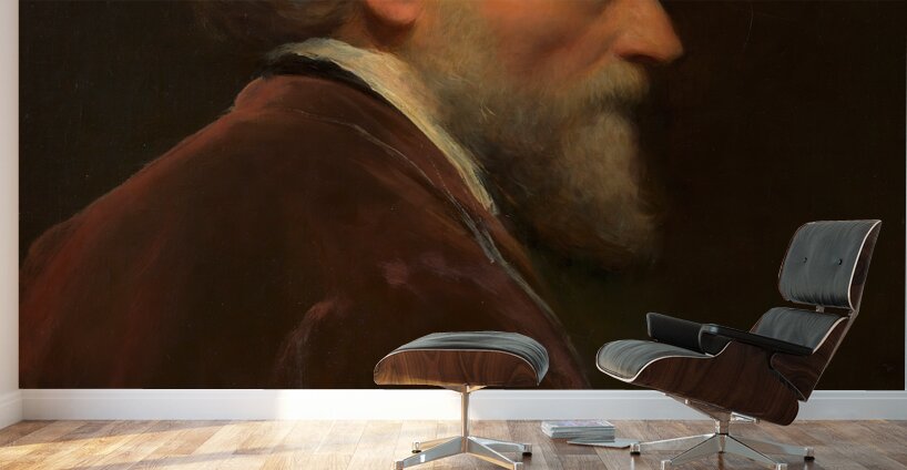 Selbstbildnis Friedrich von Amerling [1870] by Friedrich von Amerling [1803–1887] Wall Murals