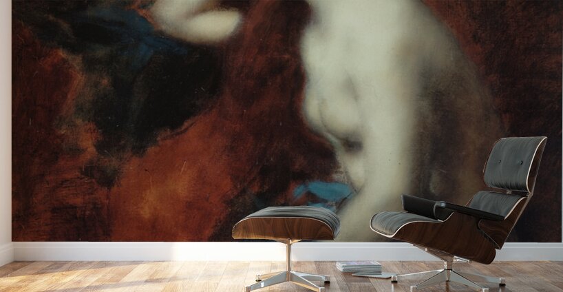 Rêverie [1904–1905] by Jean–Jacques Henner [1829–1905] Wall Murals