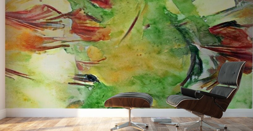 Silhouette of a Dancer Wall Murals