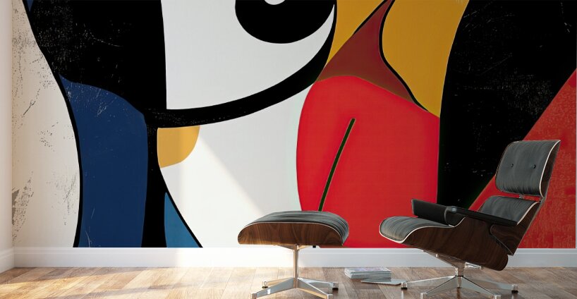 Abstract Visage K29H7N 47 Wall Murals