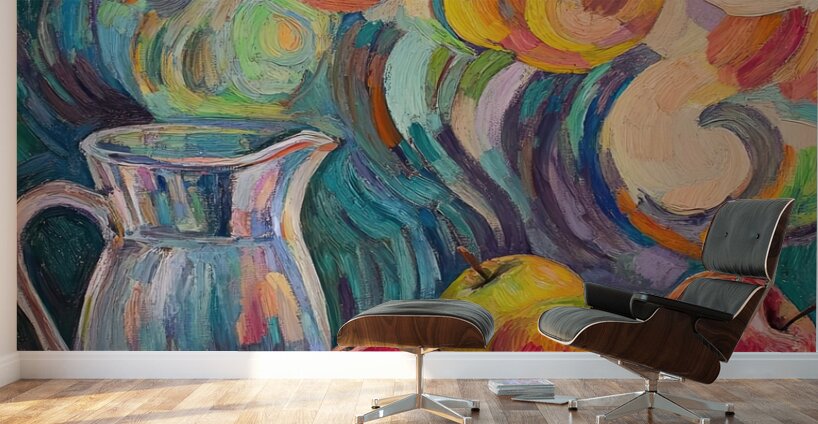 Apples and Swirls H29N5Z 55 Wall Murals