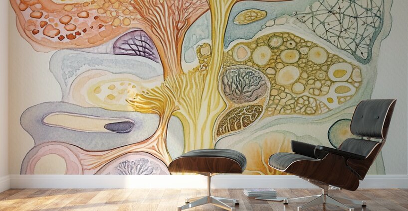 Arboreal Microcosm 7P3H2N 55 Wall Murals
