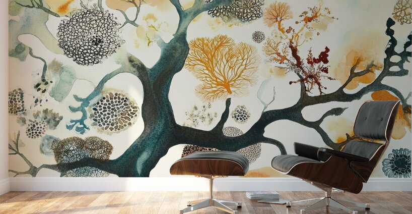 Arboreal Reverie H3N5P2 63 Wall Murals