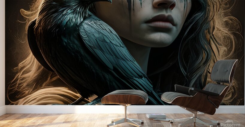 sahirah oil paintin Wall Murals