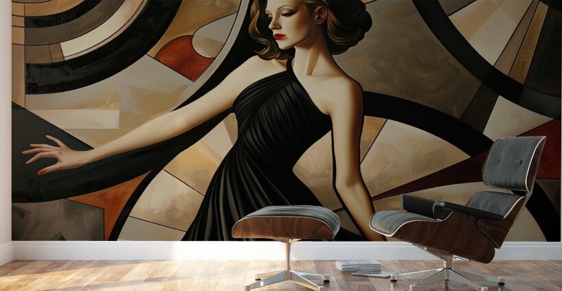 Art Deco Elegance 9P3NHJ 65 Wall Murals