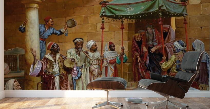 The New Bride by Rudolf Ernst [1854–1932] Wall Murals