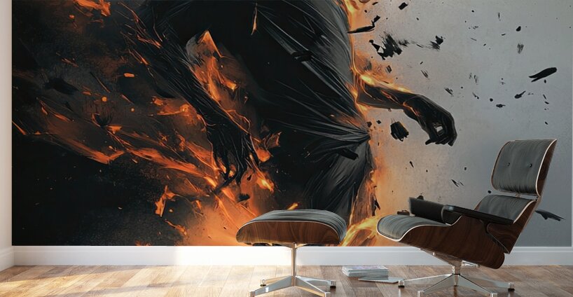 Ashes of Becoming 79B2H 60 Wall Murals