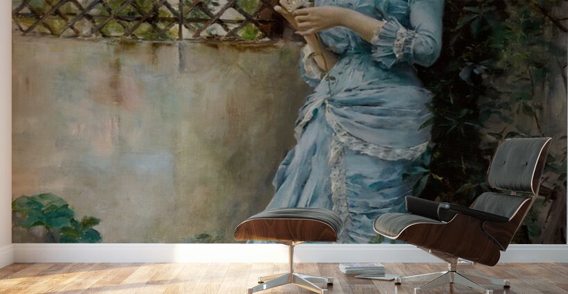 Far Away Thoughts1880 by Julius Leblanc Stewart [1855–1919] Wall Murals