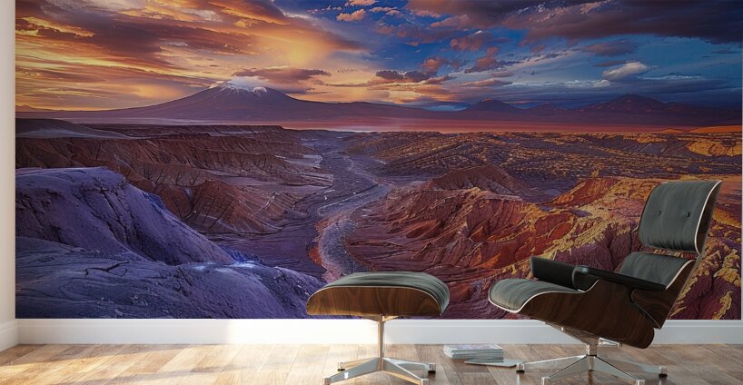Atacama Sunset Glow H9P4N2 65 Wall Murals