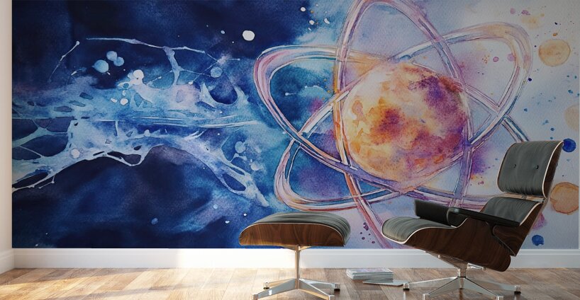 Atomic Dance Across Cosmos 7P9N8 58 Wall Murals