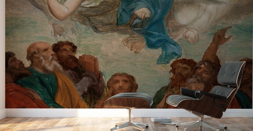 L’Assomption de la Vierge [1869] by Émile Bin [1825–1897] Wall Murals